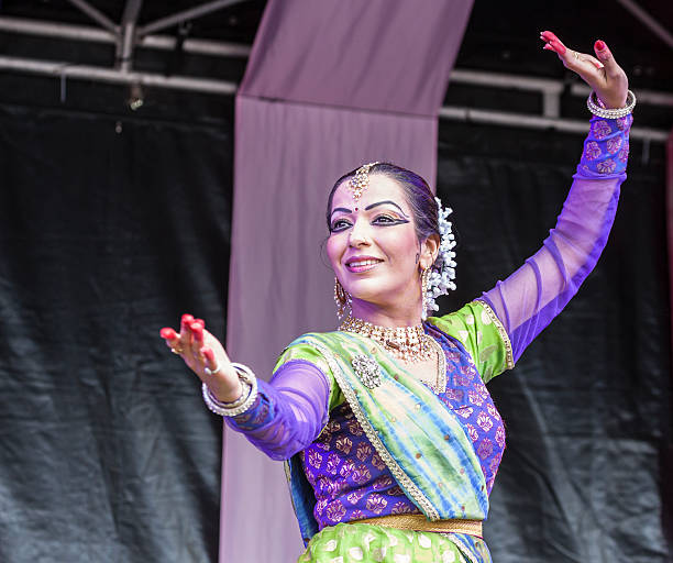 Classical Kathak mudra hand gesture detail