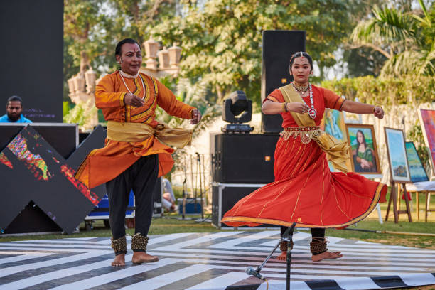 Kathak performance at temple heritage festival