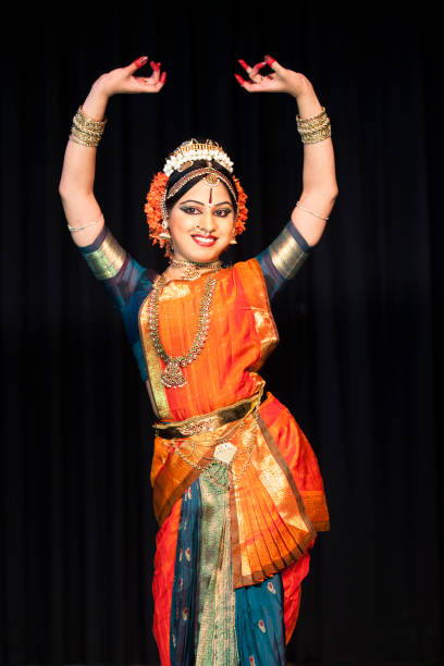 Kuchipudi dancer at cultural festival