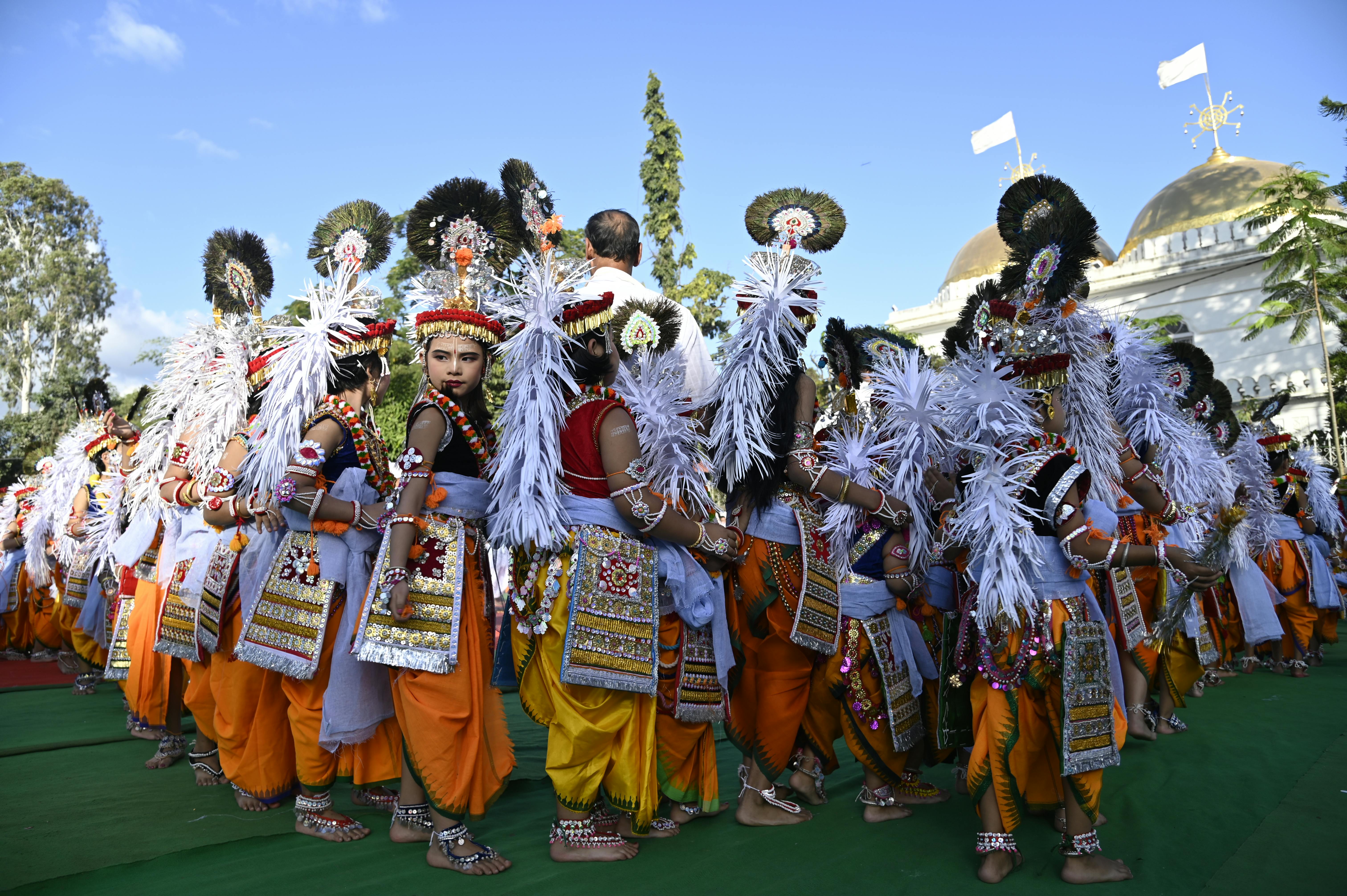 Manipuri Jagoi classical dance performance