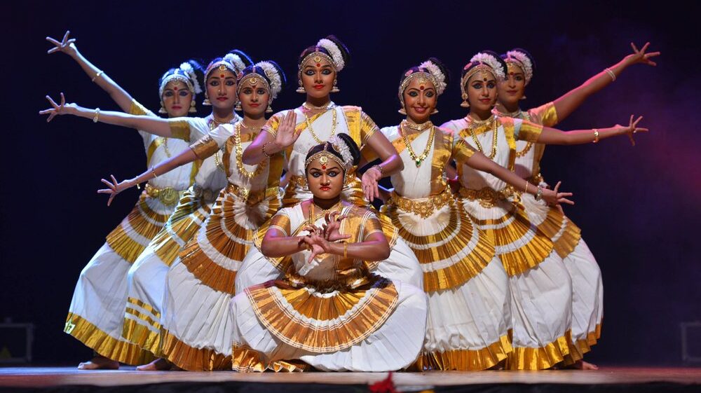Professional Mohiniyattam performance with authentic Lasya style movements
