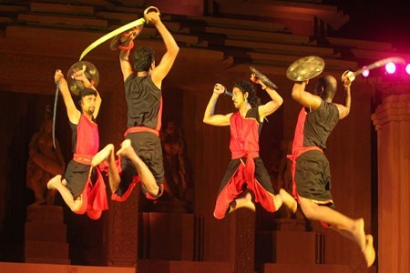 Odisha martial arts festival performance