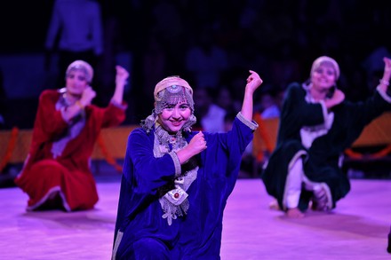 Rouf folk dance at cultural festival stage performance