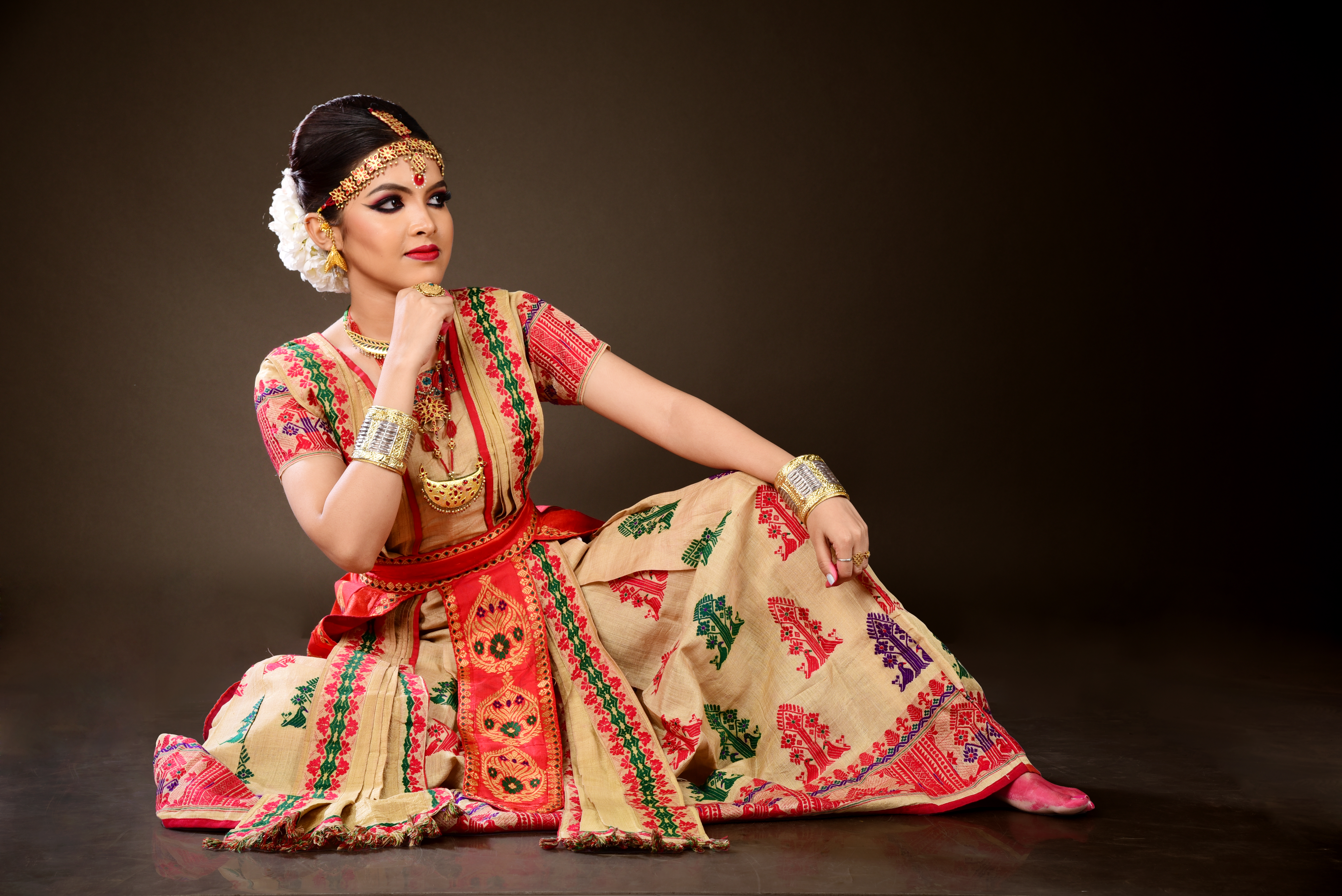 Monastery monks performing Sattriya