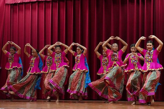 themed costume dancer performing stage show