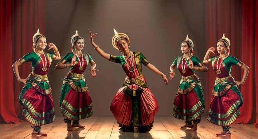 Vibrant traditional dance performance