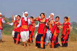 Tribal youth dance Tripura